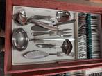 Bestekkoffer, Huis en Inrichting, Keuken | Bestek, Ophalen, Zo goed als nieuw, Bestekset, Inox of Chroom