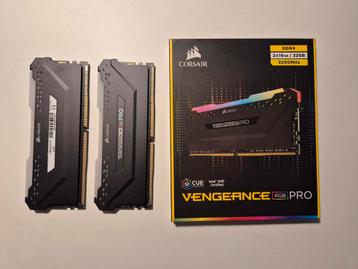 Corsair Vengeance RGB pro DDR4 3200Mhz 2x16Gb  beschikbaar voor biedingen