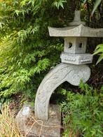 Granieten Japanse lantaarn, Tuin en Terras, Tuinbeelden, Ophalen, Gebruikt