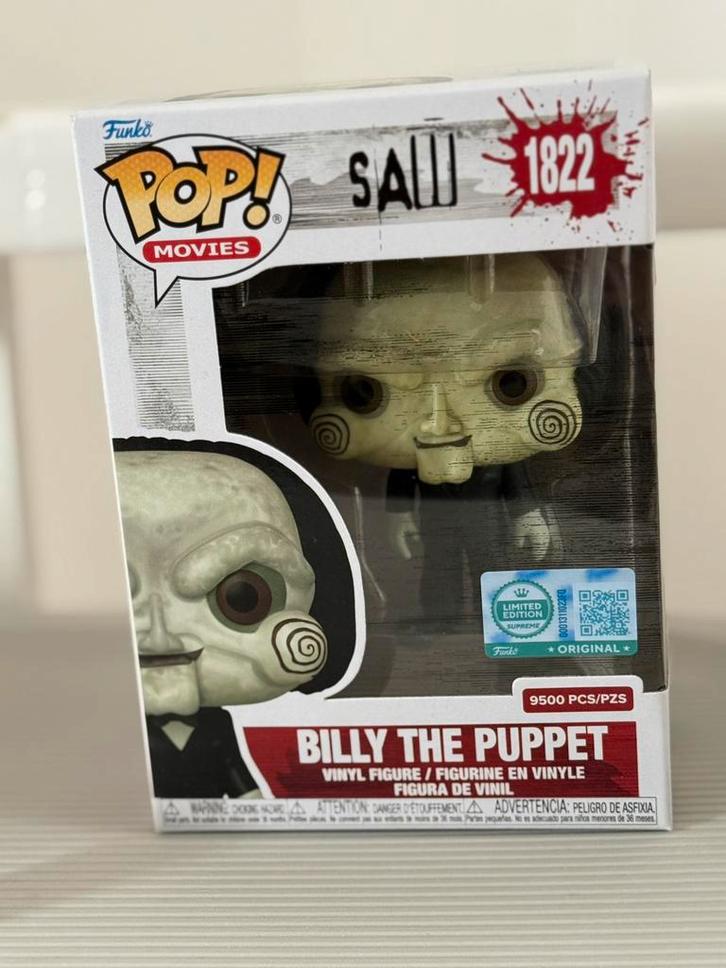 FUNKO Pop! Saw – Billy the Puppet 1822, Verzamelen, Poppetjes en Figuurtjes, Nieuw, Ophalen of Verzenden