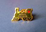 Pin's Gare de Mons 150 ans, Enlèvement ou Envoi, Comme neuf, Train, Autres types