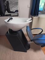 Kappersstoel met verstelbare wastafel, Ophalen, Gebruikt