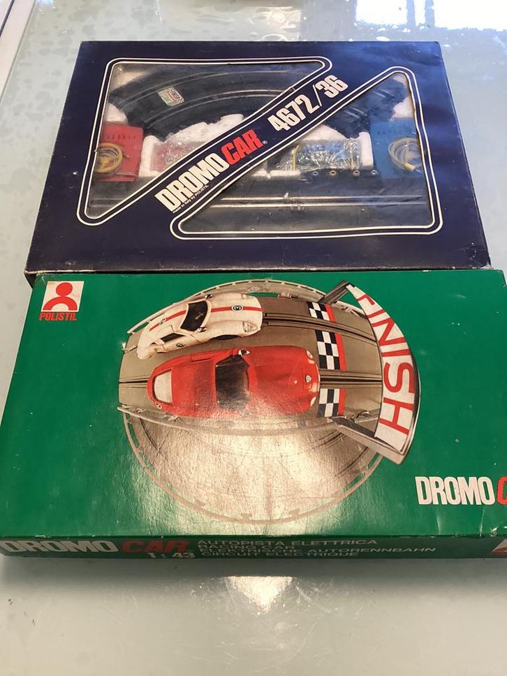 Circuits dromocar 1/43  made in Italie par polistil., Kinderen en Baby's, Speelgoed | Racebanen, Racebaan, Zelf te bouwen, Ophalen