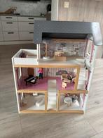 Houten poppenhuis, Ophalen, Zo goed als nieuw, Poppenhuis