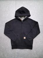 Carhartt Hooded Jacket met Fleecevoering – Zwart – Maat XS, Kleding | Heren, Ophalen of Verzenden, Zwart