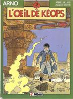 Arno - L'oeil de Kéops (Hardcover), Boeken, Gelezen, Andre Juillard - Jacques Martin, Eén stripboek, Ophalen of Verzenden