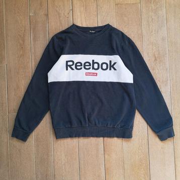 Vintage Reebok donkerblauwe trui maat medium in goede staat  beschikbaar voor biedingen