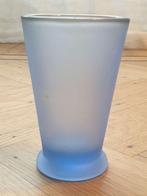 Blauwe glazen beker, houder voor tandenborstel, H 11cm, Ophalen