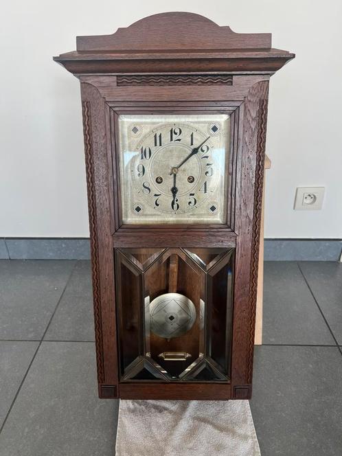 Gereviseerde Junghans Breslau Regulateur 1910, Antiek en Kunst, Antiek | Klokken, Ophalen