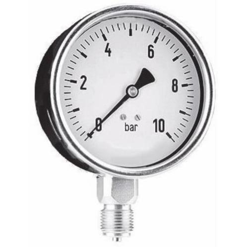 Manometer kunststof | Onderaansluiting | Droog | 0 - 2,5 bar, Tuin en Terras, Waterpompen, Nieuw, Ophalen of Verzenden