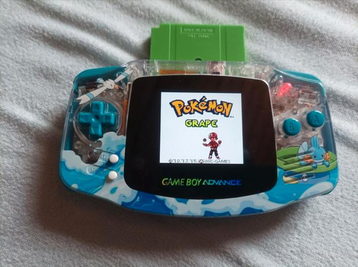Nintendo Game Boy Advance IPS V3 refurbished retro custom, Games en Spelcomputers, Games | Nintendo Game Boy, Zo goed als nieuw