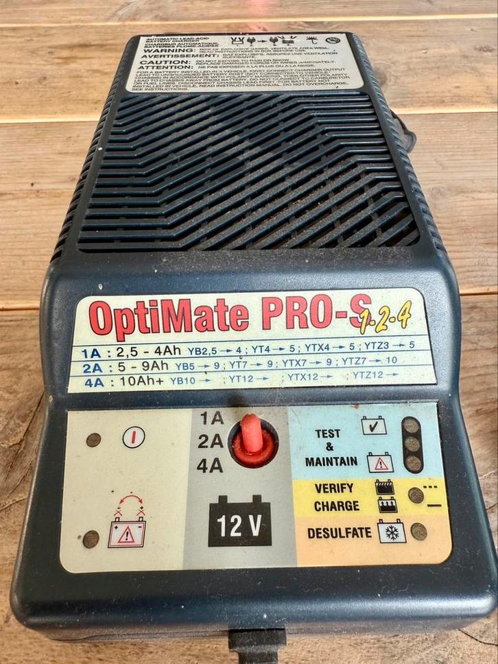 Automatische professionele Batterijlader OptiMate Pro-S, Motoren, Accessoires | Onderhoudsmiddelen, Ophalen