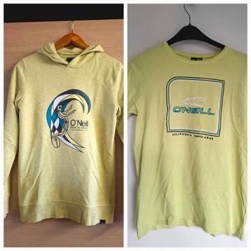 Toffe hoodie O'neill maat 164 & bijhorende T-shirt maat 176 beschikbaar voor biedingen