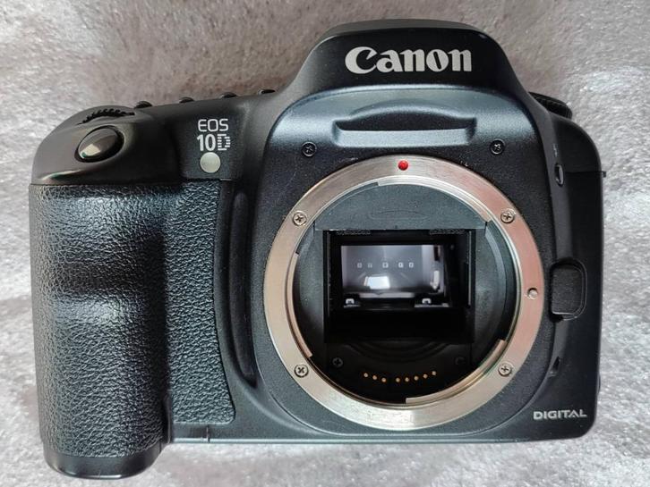 Canon 10D body (oplader, batterij, orig. verpakking), Audio, Tv en Foto, Fotocamera's Digitaal, Gebruikt, Spiegelreflex, Canon