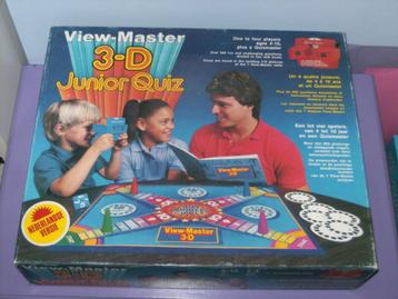 Vintage view master spel: 3 D junior quiz.