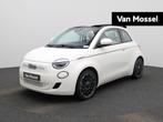 Fiat 500C 500e 42 kWh La Prima, Auto's, 4 zetels, Stof, Cabriolet, Wit