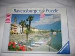 Ravensburger Puzzle 1000pcs Lac Majeur Ascona Suisse, Comme neuf, 500 à 1500 pièces, Puzzle, Envoi