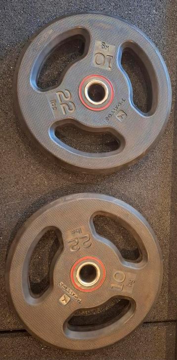 Lot de 2 poids de 10kg  beschikbaar voor biedingen