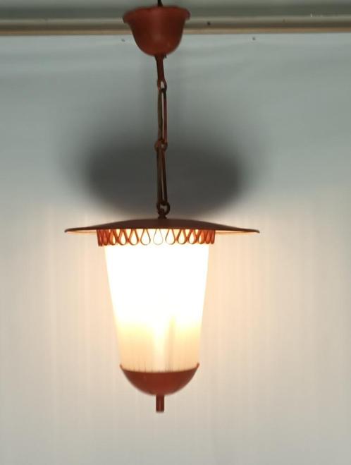 Lampe suspendue opaline (50s) - LIQUIDATION !, Collections, Rétro, Maison et Meubles, Enlèvement ou Envoi