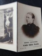 maria van den plas overl 1938, Verzamelen, Bidprentjes en Rouwkaarten, Ophalen of Verzenden, Bidprentje