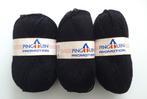 3 pelotes de 50g de Pingouin Promotion noir, Ophalen of Verzenden, Nieuw, Breien of Haken, Wol of Garen