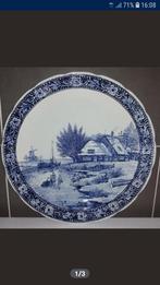 Prachtige Delfts Schotel - Diameter 39cm - Perfecte Conditie, Antiek en Kunst, Antiek | Wandborden en Tegels, Ophalen of Verzenden