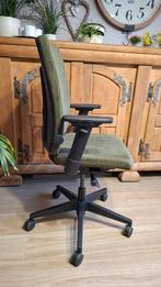 Ergonomische bureaustoel NEN 1335 Groen, Ophalen, Zo goed als nieuw, Bureaustoel, Groen