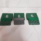 Goyard kaartenhouders, Ophalen of Verzenden, Zo goed als nieuw, Groen, Leder