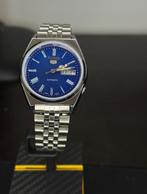 Seiko 5 Automatisch Horloge – Blauw – Stalen Band, Verzenden, Seiko