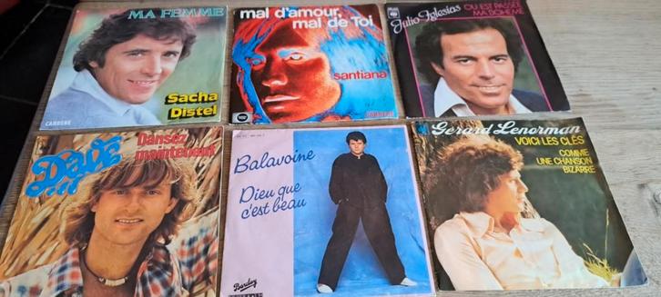 Disques 45 tours "Chansons Françaises (vintage), Cd's en Dvd's, Vinyl Singles, Ophalen of Verzenden