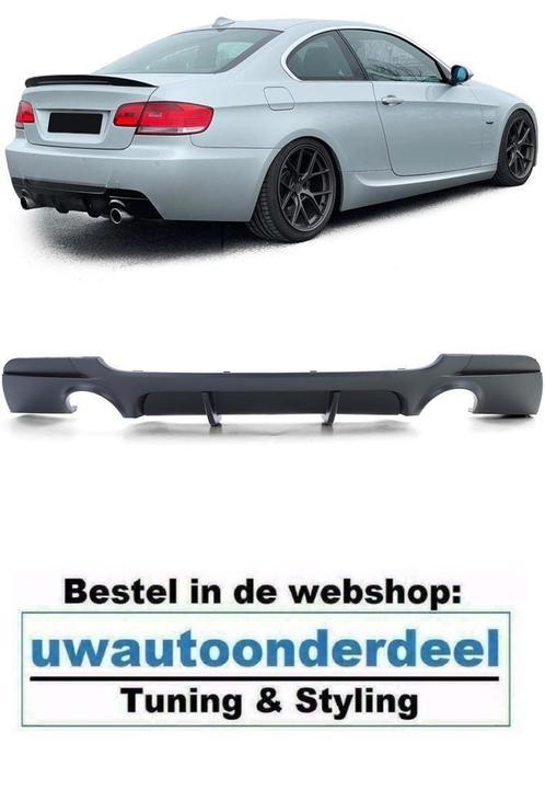 Diffuser Dubbele Uitsparing Voor Bmw 3 serie E92 E93 M Pakke, Auto diversen, Tuning en Styling, Verzenden