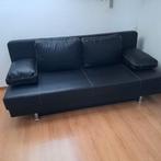 Zetel/bed zwart, Ophalen, Zo goed als nieuw, Zwart