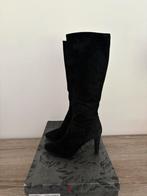 Mt 39,5 DYVA dameslaarzen daim zwart, Kleding | Dames, Schoenen, Hoge laarzen, Zwart, Ophalen of Verzenden, Dyva