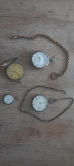 Lot de montres anciennes à gousset., Ophalen, Goud