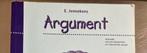 Argument mathématique du manuel 5/6 Brève analyse, Livres, Livres scolaires, Enlèvement ou Envoi, Comme neuf, De Boeck, Secondaire