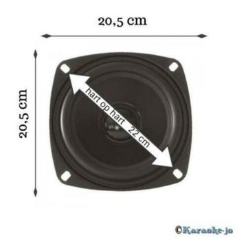 Dynavox 8 Ohm basluidspreker 20 cm 100 Watt beschikbaar voor biedingen