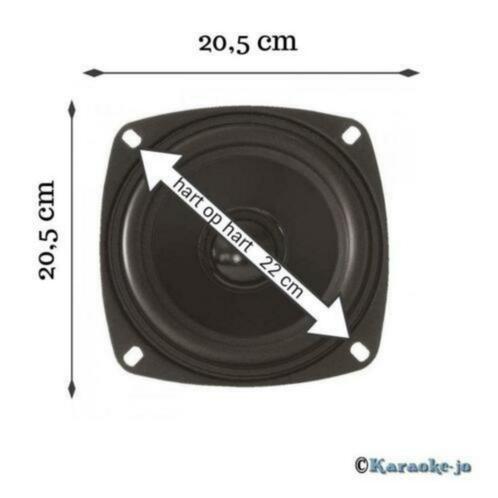 Dynavox 8 Ohm basluidspreker 20 cm 100 Watt, Audio, Tv en Foto, Luidsprekerboxen, Nieuw, Overige typen, 120 watt of meer, Overige merken