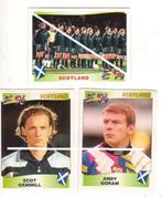 Panini / Europa - Europe / Schotland / 3 stickers, Verzamelen, Gebruikt, Poster, Plaatje of Sticker, Verzenden