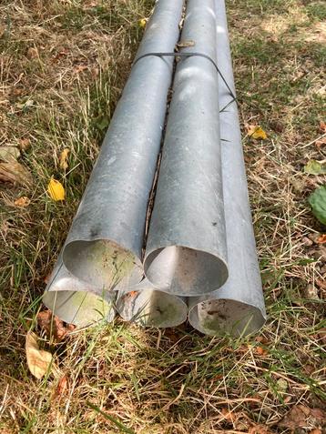 ZINK KROONLIJST DESCENDERS L: 2 m Diameter 80 5 nieuwe stuks beschikbaar voor biedingen