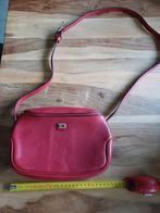 luxe handtas schoudertas mooi rood leder, Ophalen of Verzenden, Gebruikt, Rood