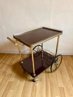 Vintage barcart, Huis en Inrichting, Tafels | Bijzettafels, Ophalen, Overige materialen, Gebruikt, Hollywood Regency