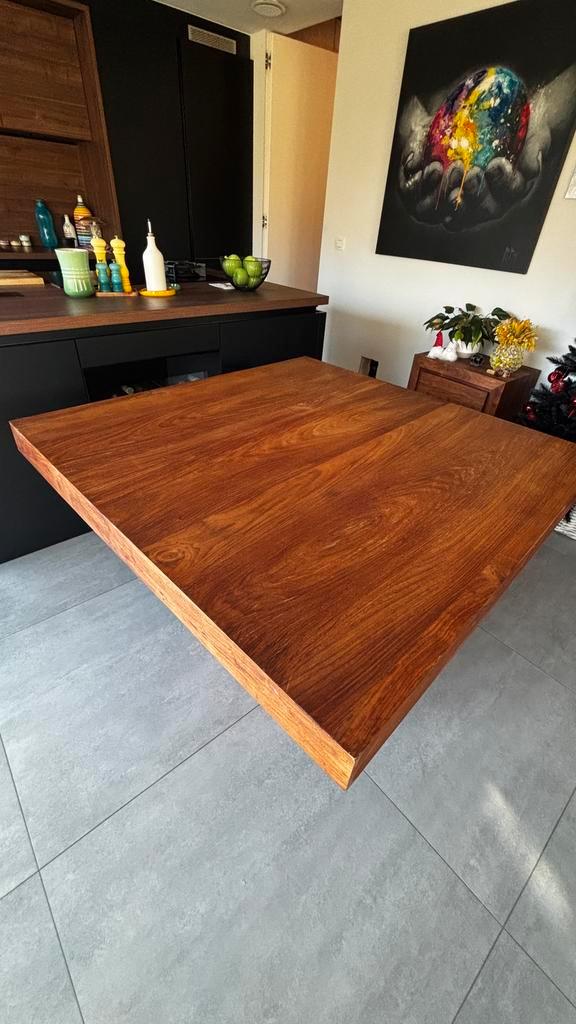 Eettafel - Indische Palissander (Rozenhout), Huis en Inrichting, Tafels | Eettafels, Gebruikt, 100 tot 150 cm, 100 tot 150 cm