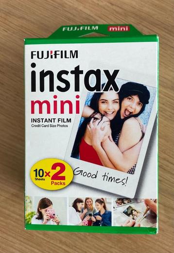 Fujifilm Instax Mini Film - Instant Fotopapier Wit - 2 x 10 beschikbaar voor biedingen