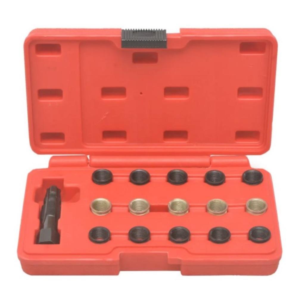 Kit réparation filetage vis de fixation injecteur insert servante a