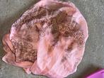Foulard rose à motifs Atelier GS, Kleding | Dames, Mutsen, Sjaals en Handschoenen, Ophalen of Verzenden, Nieuw