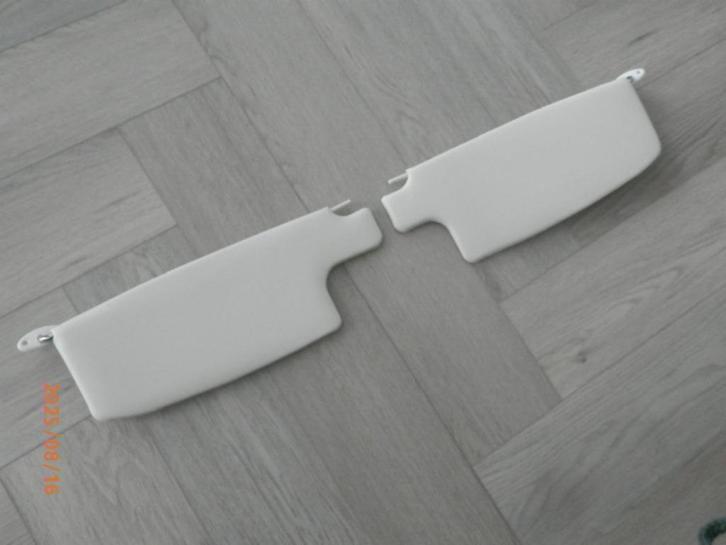 Zonnekleppen VW Kever na 08-1967, met spiegel., Auto-onderdelen, Interieur en Bekleding, Oldtimer onderdelen, Volkswagen, Nieuw