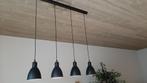 Zwarte hanglamp Eglo Priddy met 4 lichtbronnen, Ophalen, Zo goed als nieuw, Metaal, Industrieel
