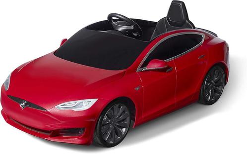 Tesla model s voor kinderen- rood weinig gebruikt, Kinderen en Baby's, Speelgoed | Buiten | Accuvoertuigen, Zo goed als nieuw