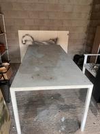 Metalen tafel 2 m op 86.5cm, Tuin en Terras, Ophalen, Zo goed als nieuw