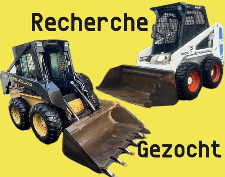 !!gezocht!!Bobcat,schranklader,minigraver,kniklader, Zakelijke goederen, Machines en Bouw | Kranen en Graafmachines, Ophalen